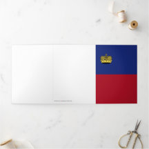 Liechtenstein-Flagge