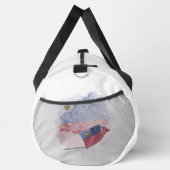 Liechtenstein-Flagge Duffle Bag (Rechts)
