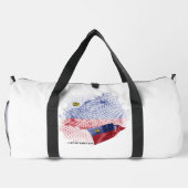 Liechtenstein-Flagge Duffle Bag (Rückseite)