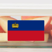 Liechtenstein-Flagge Etiketten (Befestigt)