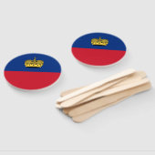 Liechtenstein-Flagge Fächer (Non-assembled)