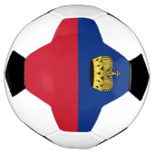 Liechtenstein-Flagge Fußball (Gedreht)