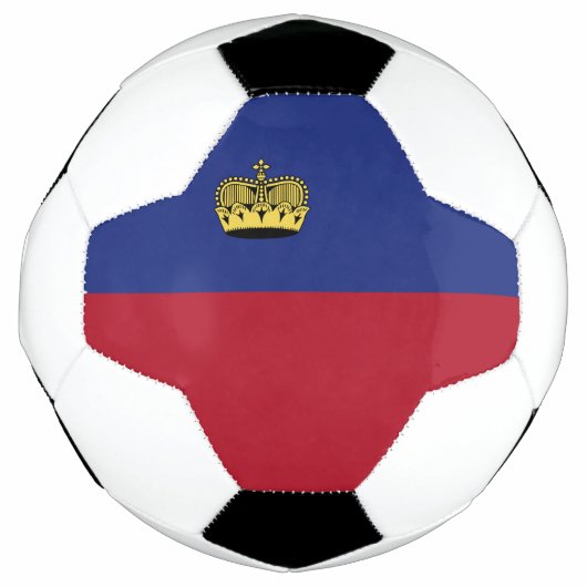 Liechtenstein-Flagge Fußball (Vorderseite)