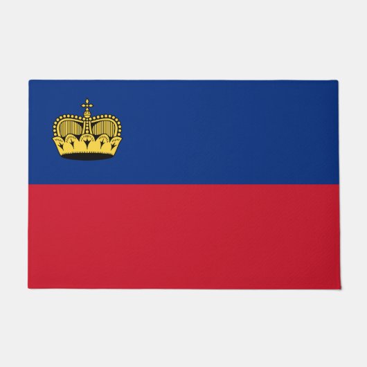 Liechtenstein-Flagge Fußmatte (Vorderseite)