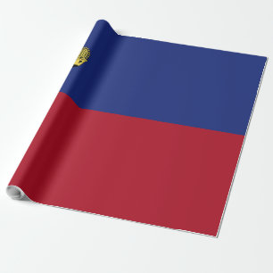 Liechtenstein-Flagge Geschenkpapier