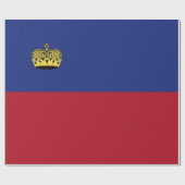 Liechtenstein-Flagge Geschenkpapier (Flach)
