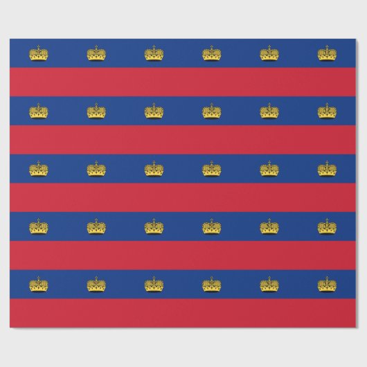 Liechtenstein-Flagge Geschenkpapier (Flach)