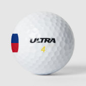 Liechtenstein-Flagge Golfball (Logo)