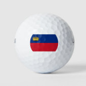 Liechtenstein-Flagge Golfball (Vorderseite)