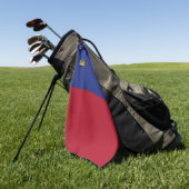 Liechtenstein-Flagge Golfhandtuch (Gras)