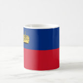 Liechtenstein-Flagge Kaffeetasse (Mittel)