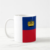 Liechtenstein-Flagge Kaffeetasse (Links)
