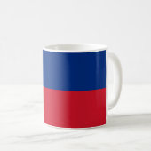 Liechtenstein-Flagge Kaffeetasse (VorderseiteRechts)
