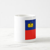 Liechtenstein-Flagge Kaffeetasse (Mittel)