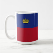 Liechtenstein-Flagge Kaffeetasse (Links)