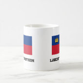 Liechtenstein-Flagge Kaffeetasse (Mittel)