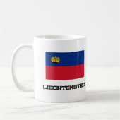 Liechtenstein-Flagge Kaffeetasse (Links)