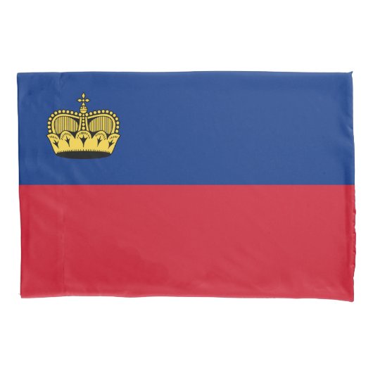 Liechtenstein-Flagge Kissenbezug (Vorderseite)