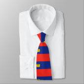 Liechtenstein-Flagge Krawatte (Gebunden)