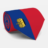 Liechtenstein-Flagge Krawatte (Gerollt)