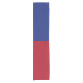 Liechtenstein-Flagge Kurzer Tischläufer (Vorderseite)