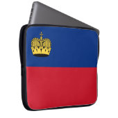 Liechtenstein-Flagge Laptopschutzhülle (Vorne Rechts)