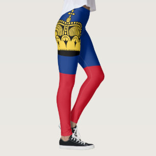 Liechtenstein-Flagge Leggings