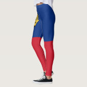 Liechtenstein-Flagge Leggings (Links)