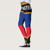 Liechtenstein-Flagge Leggings (Links)
