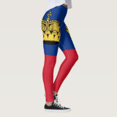 Liechtenstein-Flagge Leggings (Rechts)