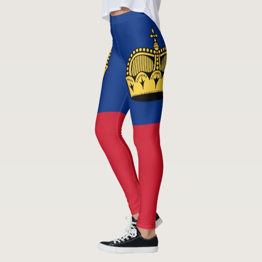 Liechtenstein-Flagge Leggings (Links)