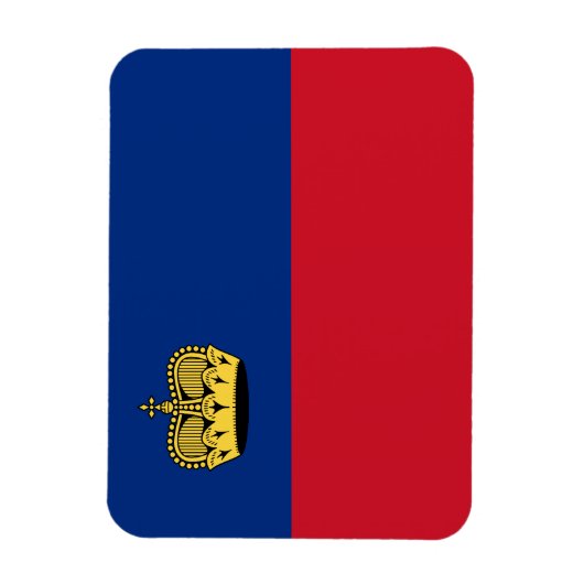 Liechtenstein-Flagge Magnet (Vertikal)