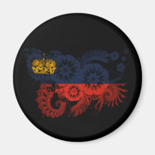 Liechtenstein-Flagge Magnet