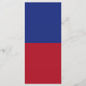 Liechtenstein-Flagge Menükarte (Rückseite)