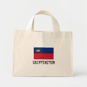 Liechtenstein-Flagge Mini Stoffbeutel