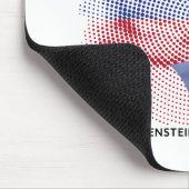 Liechtenstein-Flagge Mousepad (Ecke)