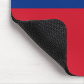 Liechtenstein-Flagge Mousepad (Ecke)