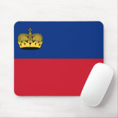 Liechtenstein-Flagge Mousepad (Mit Mouse)