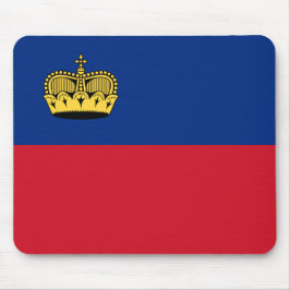 Liechtenstein-Flagge Mousepad
