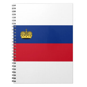 Liechtenstein-Flagge Notizblock