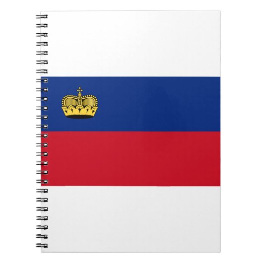 Liechtenstein-Flagge Notizblock (Vorderseite)