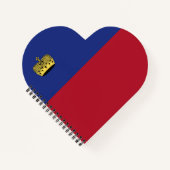 Liechtenstein-Flagge Notizblock (Vorderseite)