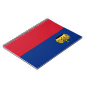 Liechtenstein-Flagge Notizblock (Linke Seite)