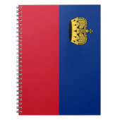 Liechtenstein-Flagge Notizblock (Vorderseite)