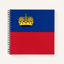 Liechtenstein-Flagge Notizbuch
