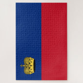 Liechtenstein-Flagge Puzzle (Vertikal)