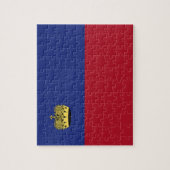 Liechtenstein-Flagge Puzzle (Vertikal)