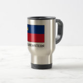 Liechtenstein-Flagge Reisebecher (VorderseiteRechts)