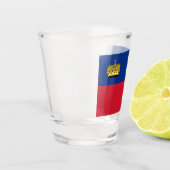 Liechtenstein-Flagge Schnapsglas (Links)