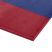 Liechtenstein-Flagge Schneidebrett (Ecke)